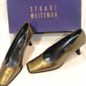 Stuart Weitzman Gold heels